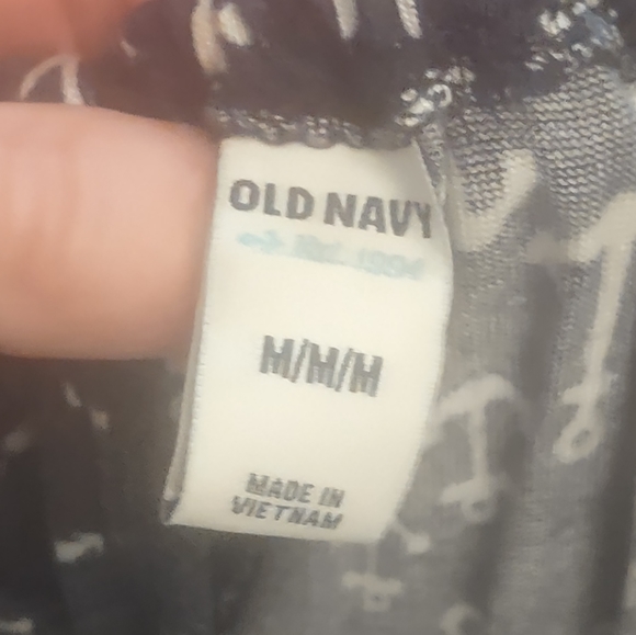 Navy Blue Anchor Dress - Picture 3 of 3